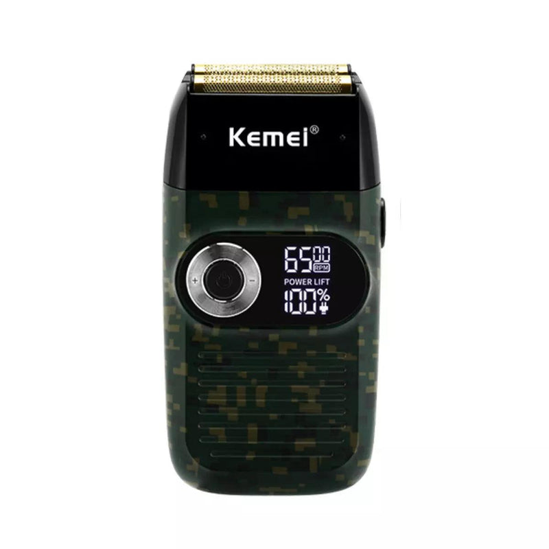 Barbeador Elétrico Km-2027 + Máquina de Acabamento Km-9163 | Kemei ®