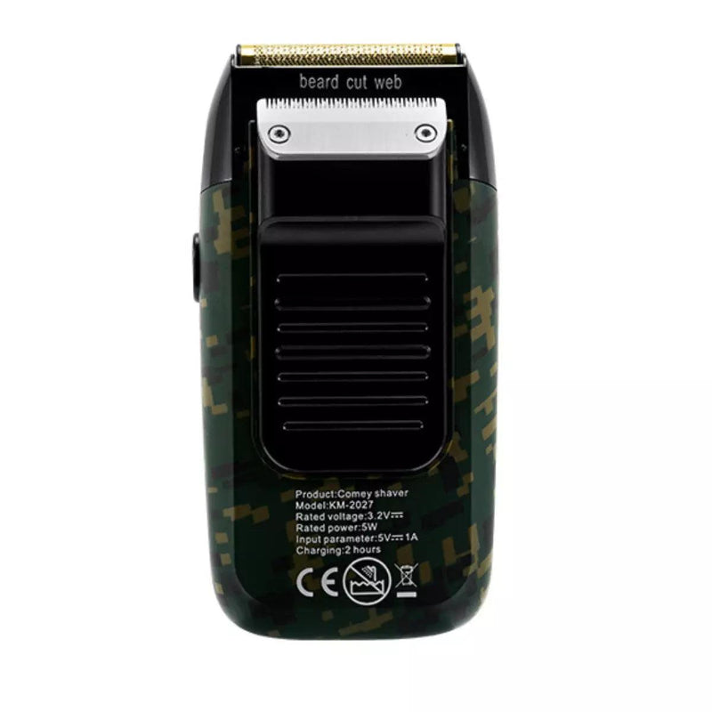 Barbeador Elétrico Km-2027 + Máquina de Acabamento Km-9163 | Kemei ®
