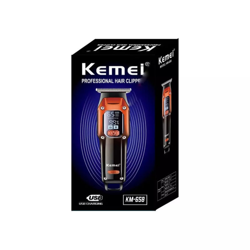 Maquina de Acabamento 2x velocidades Km-658 + Barbeador Km-2024 | Kemei ®