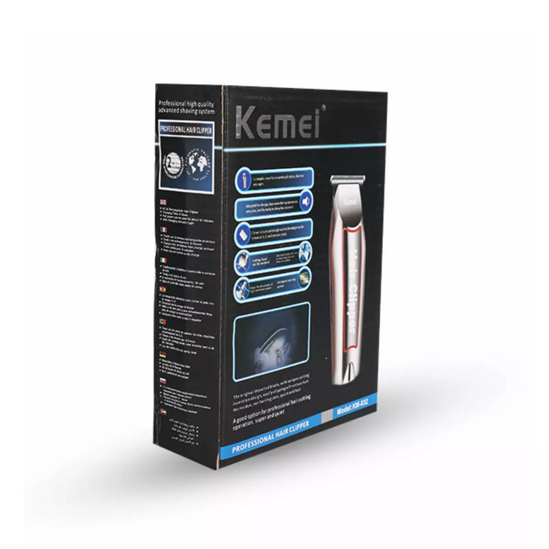 Maquina de Acabamento Km-032 + Barbeador Km-2024 | Kemei ®
