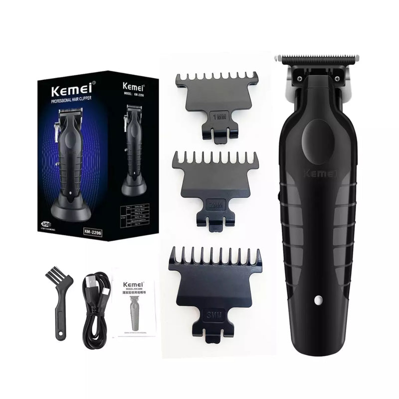 Máquina de Acabamento 0Gap Km-2299 + Aparador Intimo IPX7 Km-1847 | Kemei ®