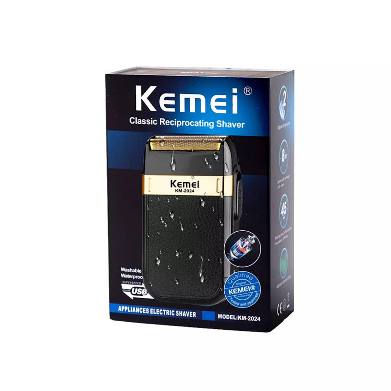 Super promoção Barbeador Elétrico Profissional Km-2024 | Kemei ®