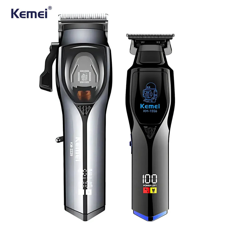 Máquina de Corte 9.000 RPM Km-2229 + Acabamento 7.800 RPM Km-1556 | Kemei ®