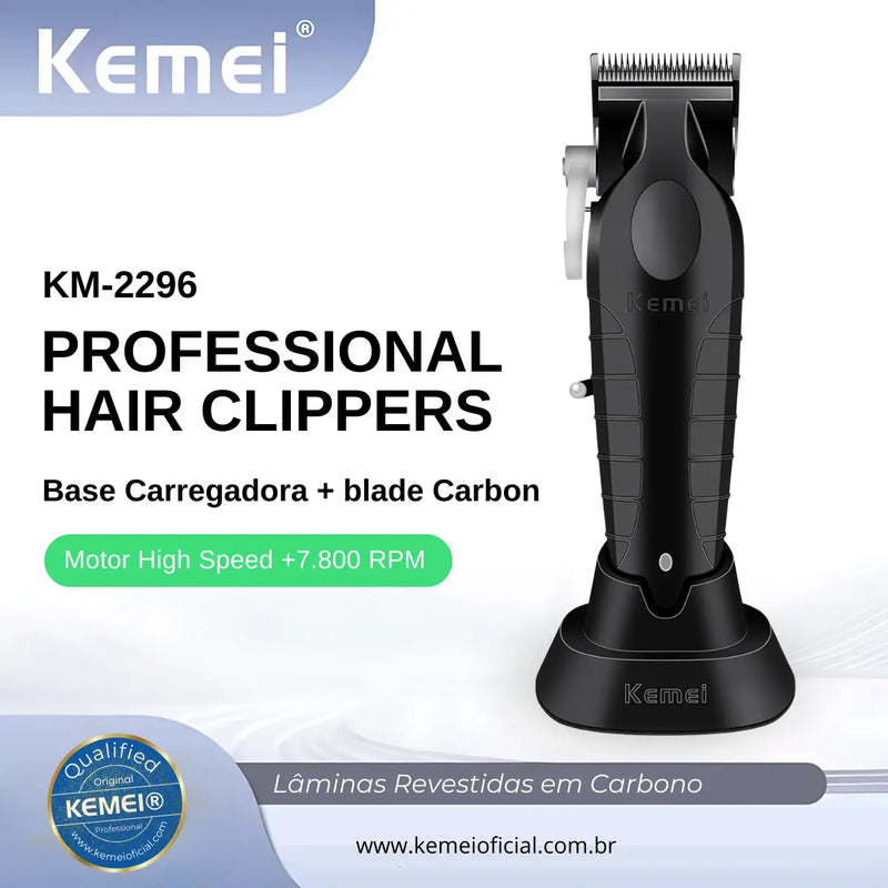 Máquina de Corte com Base 7.800RPM Profissional Km-2296 | Kemei ®