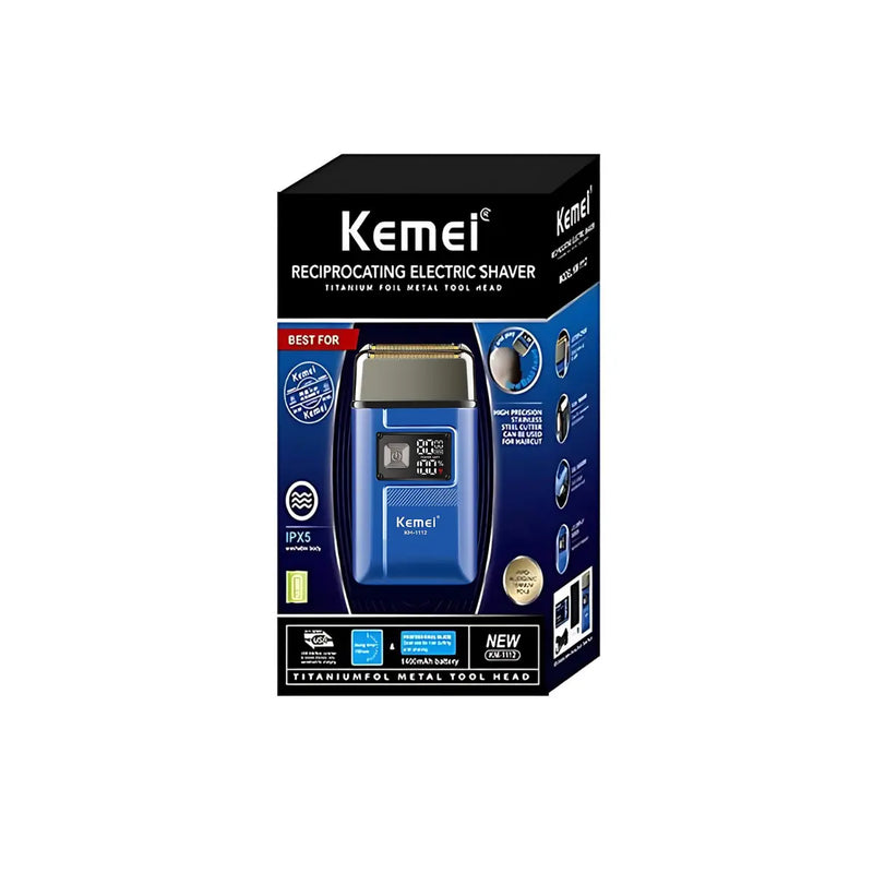 Aparador À Prova D'agua IPX7 Km-1838 + Barbeador Elétrico Km-1112 | Kemei ®