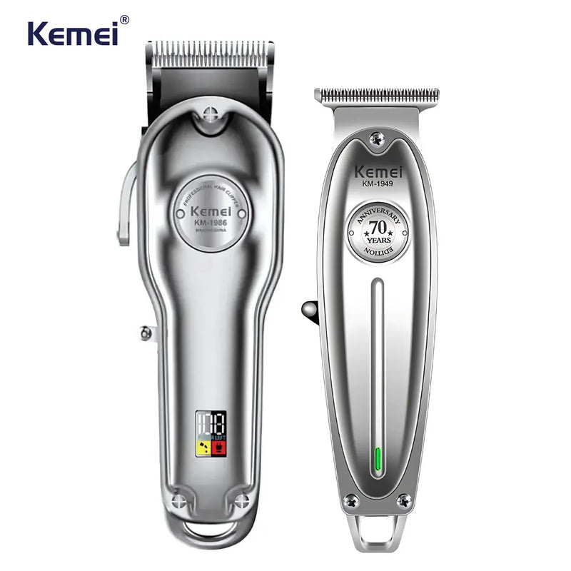 Máquina de Corte km-1986 + Máquina de Acabamento Km-1949  | Kemei ®
