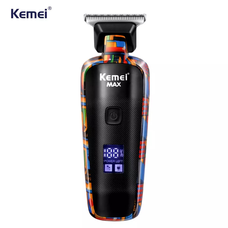 Máquina de Acabamento km-Max5090 + Mini Barbeador Km-RS7098  | Kemei ®