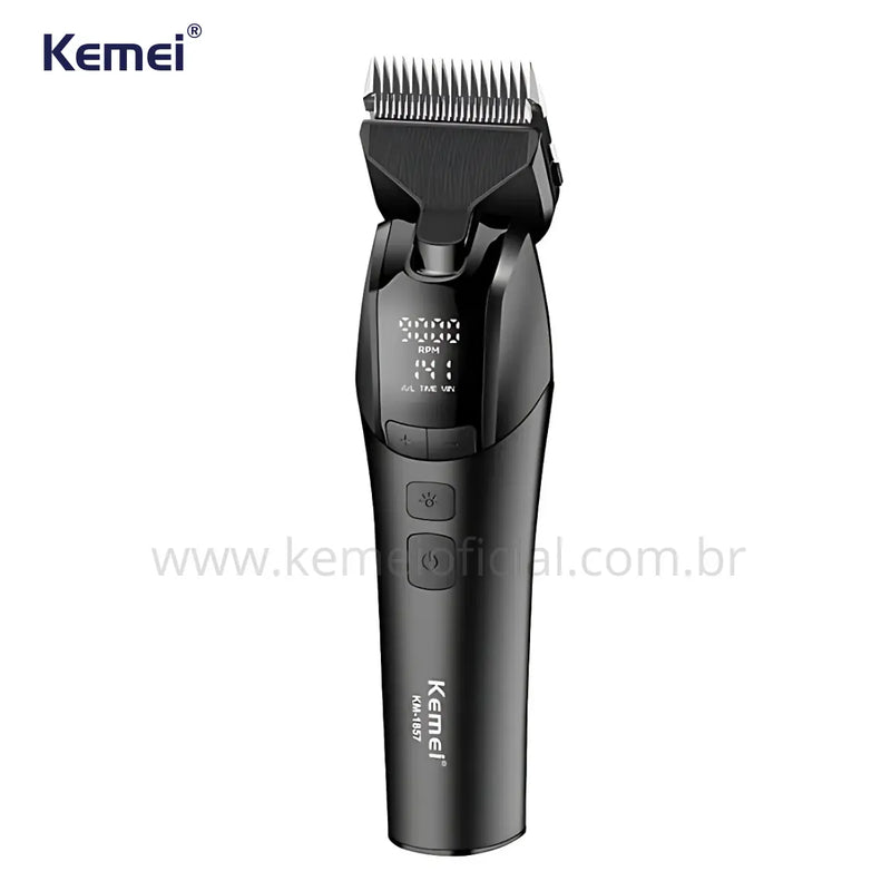 Máquina de Tosa Profissional Pet Clipper 4x lâminas Km-1857 | Kemei ®