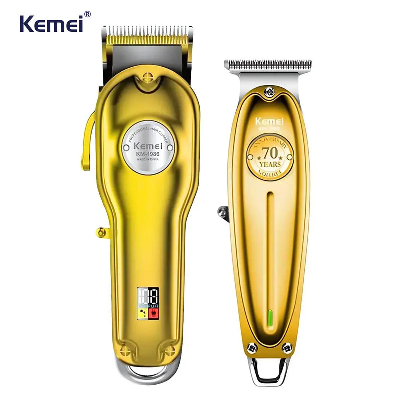 Máquina de Corte km-1986 + Máquina de Acabamento Km-1949  | Kemei ®