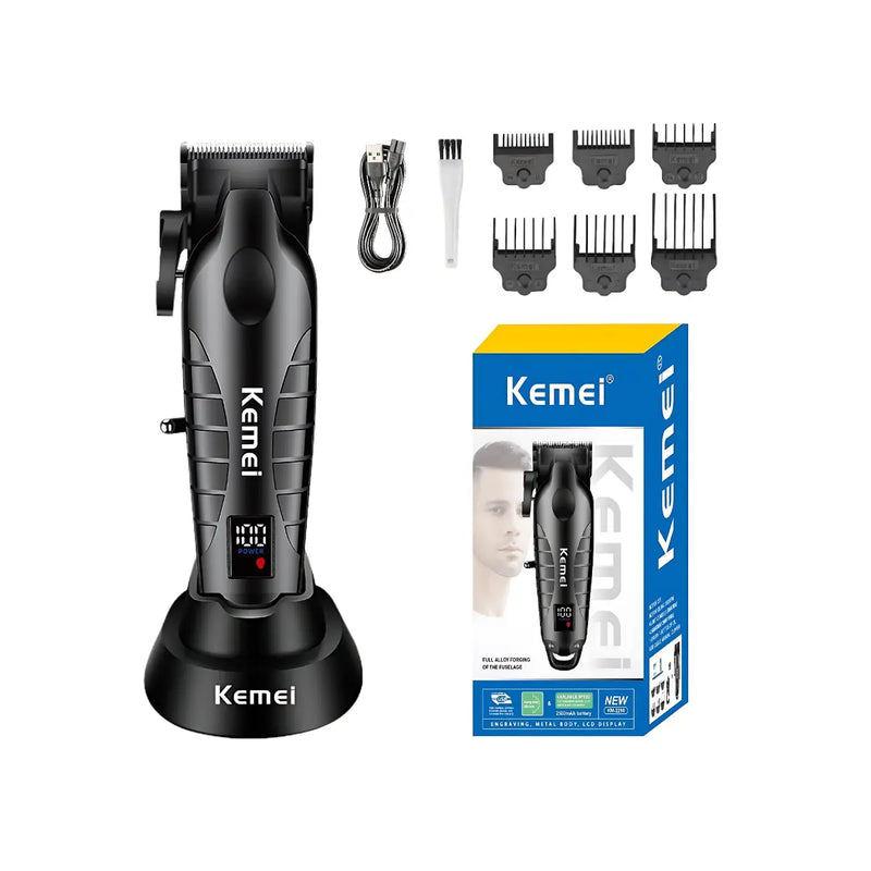 Máquina de Cortar Cabelo 10w Profissional Km-2290PG | Kemei ®