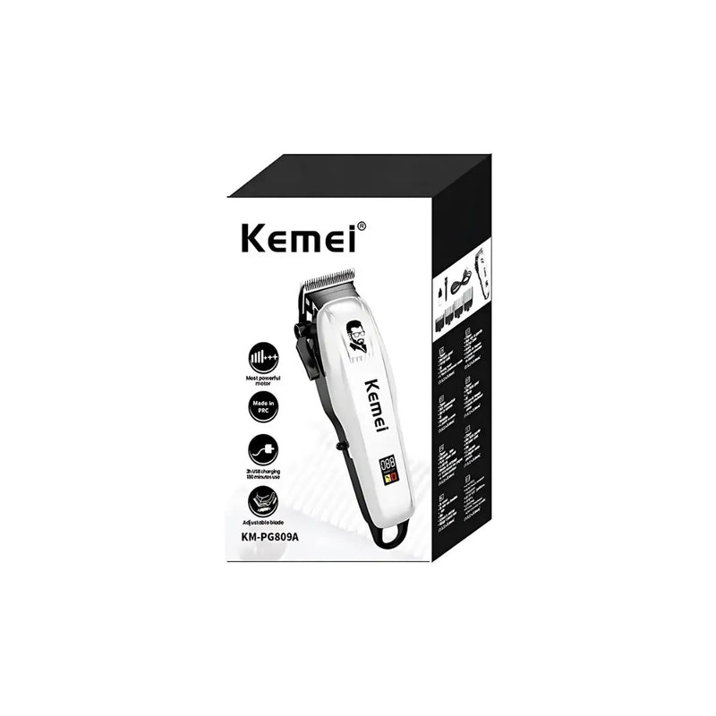 Maquina de Cortar Cabelo Profissional Km-809A | Kemei®