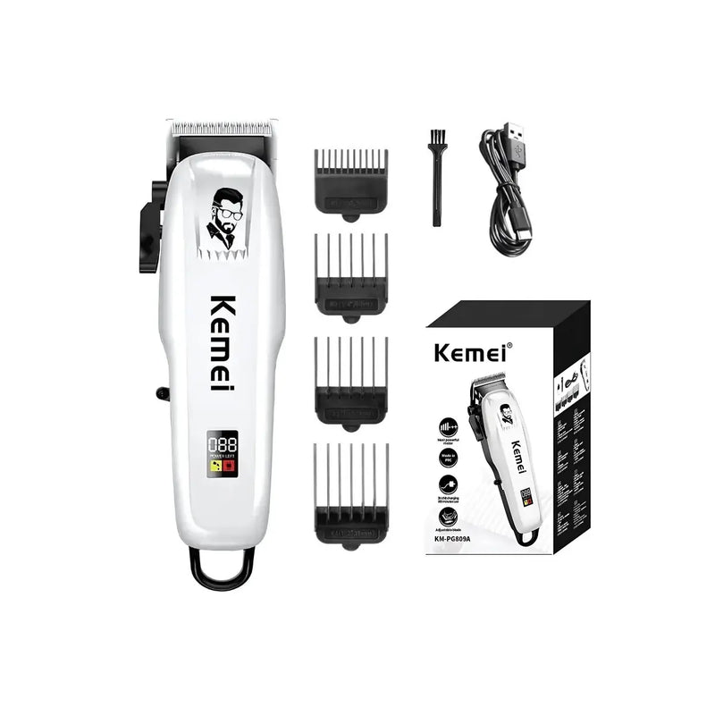 Maquina de Cortar Cabelo Profissional Km-809A | Kemei®