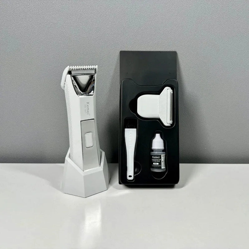 Máquina de Acabamento 0Gap Km-2299 + Aparador Intimo IPX7 Km-1847 | Kemei ®