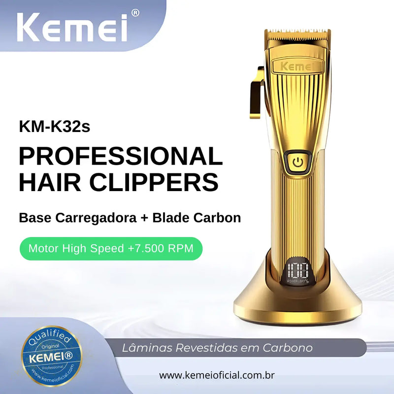 Maquina de Corte 8w com Base Carregadora Km-K32s | Kemei ®