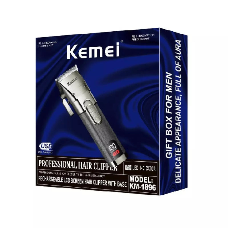 Kit Lançamento 2023 Máquina de corte Km-1896 + Shaver TX8 | Kemei ®