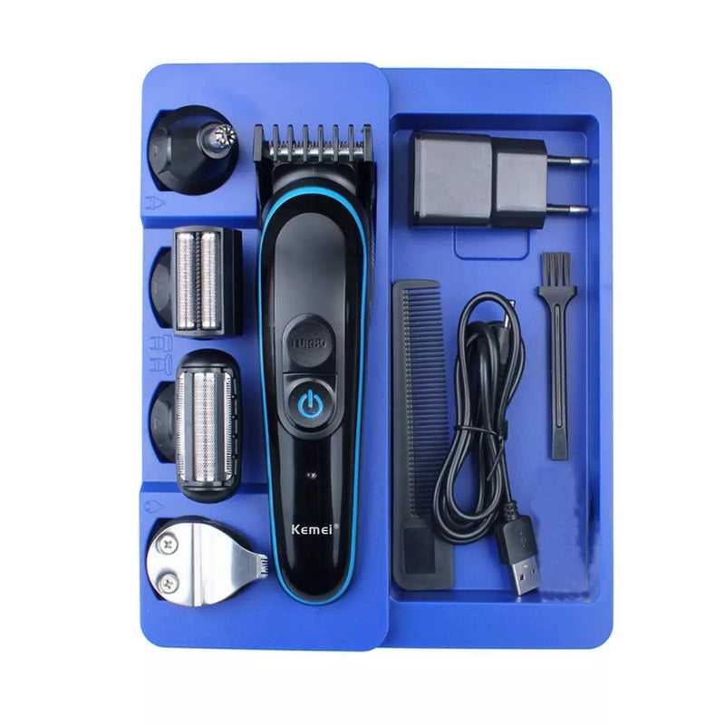 Aparador de Pelos 5 em 1 Grooming Kit Km-690 | Kemei ®