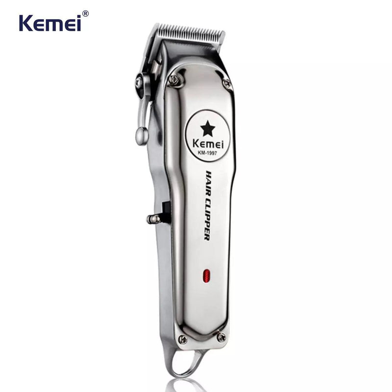 Máquina de Cortar Cabelo Profissional Km-1997 | Kemei ®