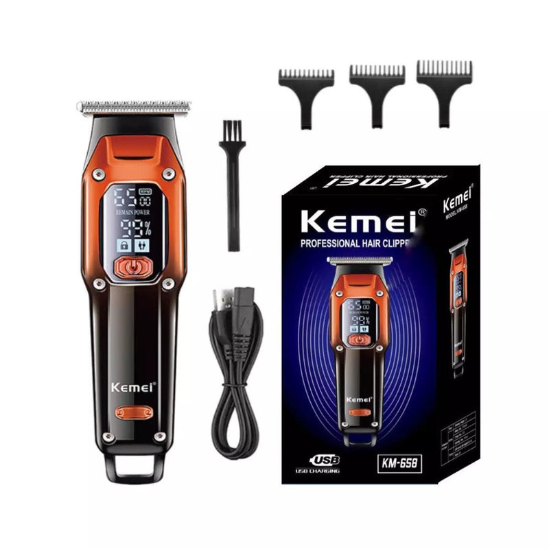 Máquina de Acabamento Profissional Km-658 | Kemei ®