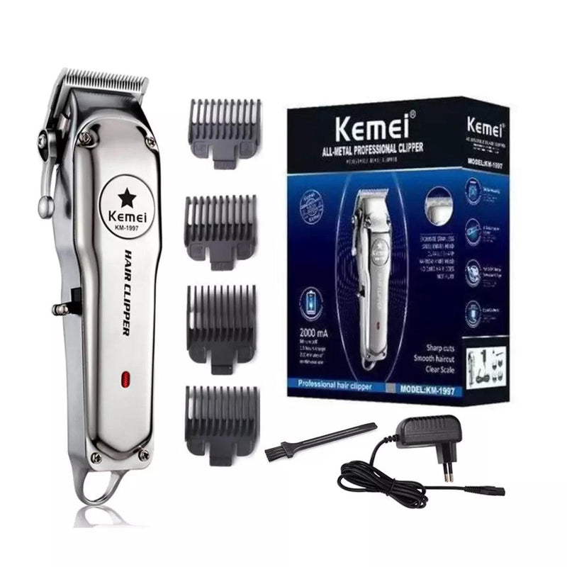 Máquina de Cortar Cabelo Profissional Km-1997 | Kemei ®