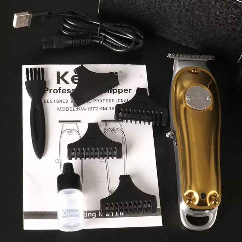 Máquina de Acabamento Profissional Km-1972 | Kemei ®