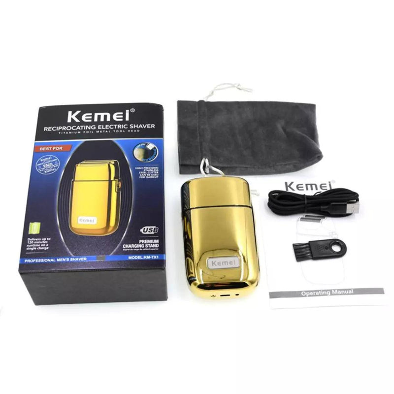 Barbeador Elétrico 8.000 RPM Profissional Km-TX1 | Kemei ®