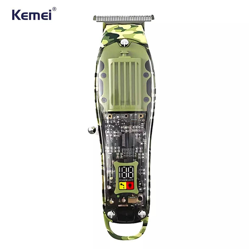 Máquina de Acabamento Profissional Km-1928 | Kemei ®