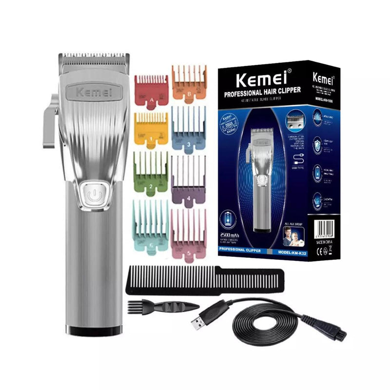 Máquina de Cortar Cabelo 8w Profissional Km-K32 | Kemei ®