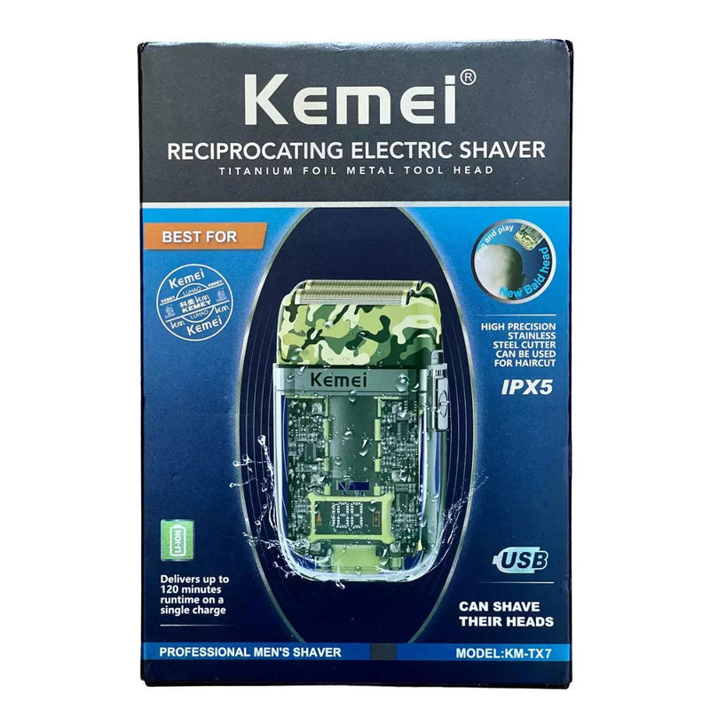 Máquina de corte 8w Km-1926 + Shaver Km-TX7 | Kemei ®