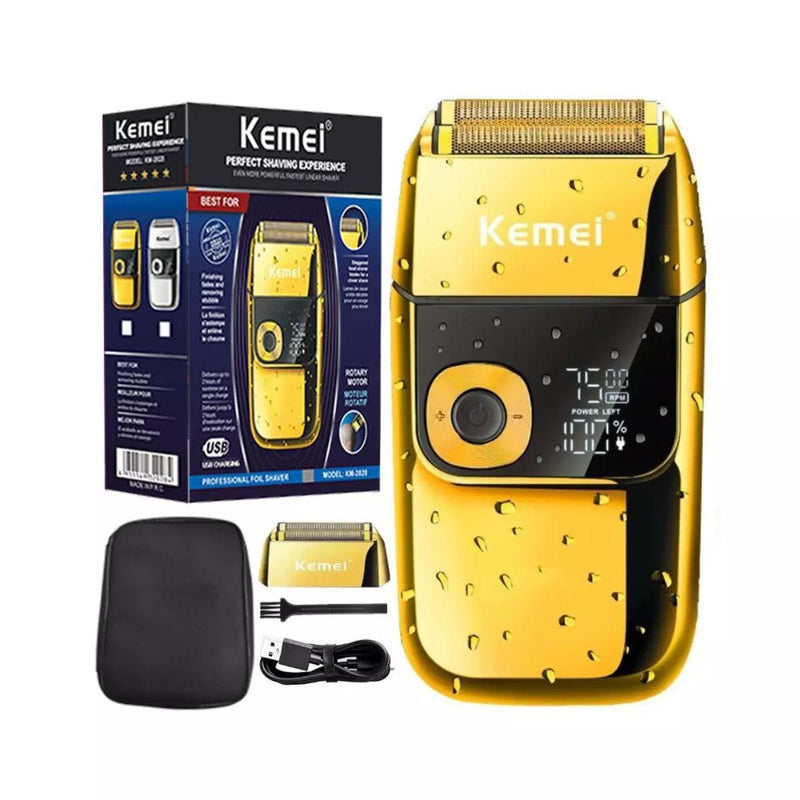 Barbeador Elétrico 3x velocidades Profissional Km-2028 | Kemei ®