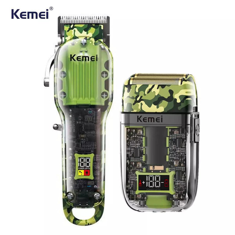 Máquina de corte 8w Km-1926 + Shaver Km-TX7 | Kemei ®